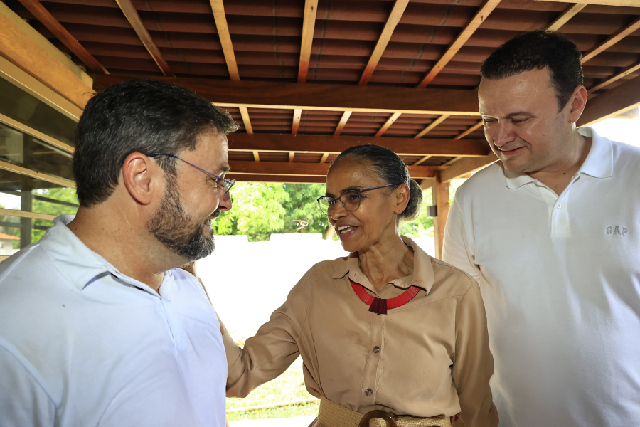 Ministra Marina Silva garante apoio à pré-campanha de Fábio Novo